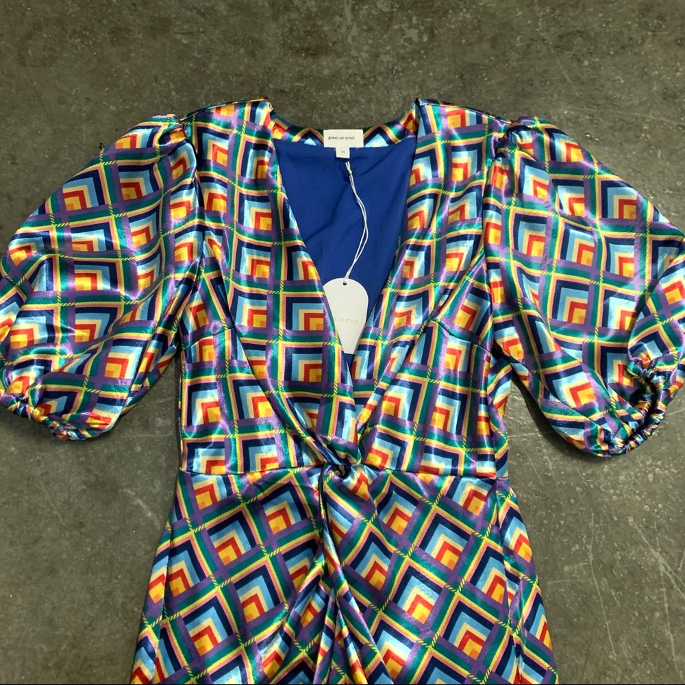 Geometric-Print Dress - Picture 4 of 10